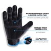 HLDD HANDLANDY Heavy Duty Work Gloves, SBR Padding, TPR Protector