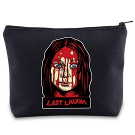 BWWKTOP Prom Queen Cosmetic Makeup Bag Horror Movie Inspired Gifts Last Laugh Movie Makeup Zipper Pouch, last laugh, Bag