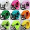 Leiskya Double D-Ring Durable Nylon Canvas Metal Buckle Web Belt,