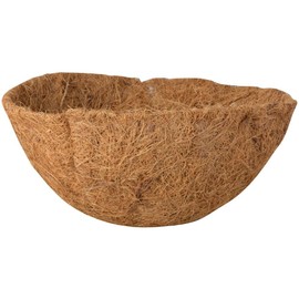 Esschert Design Ersatzeinlage Hanging Basket Ø 25 cm, Höhe 11 cm, Kokoseinlage, Hängekörbchen, Naturkorb