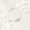 URONE Angel Wing Bracelet for Women 925 Sterling Silver Angel