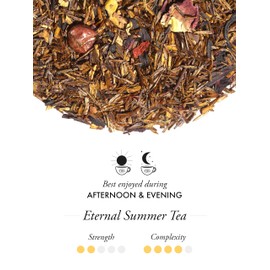 TWG Tea | Eternal Summer Tea | Rooibos Tea | Flowers & Redcurrant | 15 Hand Sewn Cotton Teabags | Gift Set