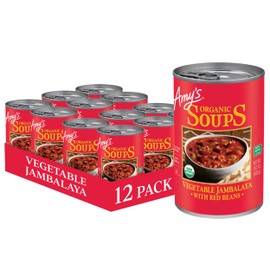Amy's Soup, Organic Vegetable Jambalaya, 14.2 Oz, Pack of 12