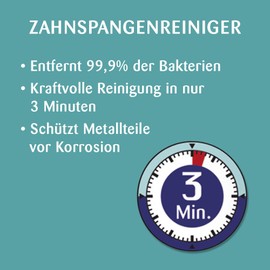 Kukident Kukis Zahnspangen-Reiniger - Tabs zur Reinigung von losen Zahnspangen - 1 x 60 Tabletten