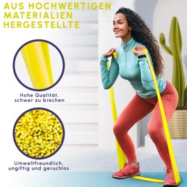 LISTHEN Therapeutic Rubber Bands (Light)