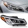 TODO Headlight Assembly Compatible with 2015 2016 2017 Sonata, Headlamp