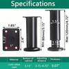 4Pcs Adjustable Height Bed Support Legs,Metal Furniture Legs 3.15-4.72 inch,for