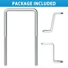 KOPKIO U-Bolt Style Tire Carrier, Trailer Spare Tire Mount Bracket,