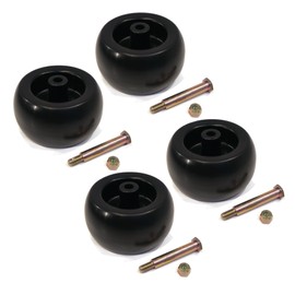 The ROP Shop | Pack of 4 - Deck Wheel & Bolt for Snapper 1700184SM, 29264, 7029264 & 7029264YP