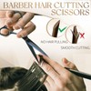 SEIMEIKEN 6" Black Hair Scissors Professional Hair Cutting Scissors and