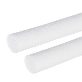PATIKIL 2 Inch x 7 Feet Backer Rod for Gaps and Joints, 2 Roll Foam Rope Caulk Crack Joint Filler Roll Seal Weather Strip for Home Construction Car, White