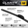 CAT Clarity Wiper Blades (2-Pack), Premium Performance Direct OEM Replacement,