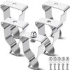 Tandefio 5 Sets Window Well Cover Clips Outside 2.36'' x