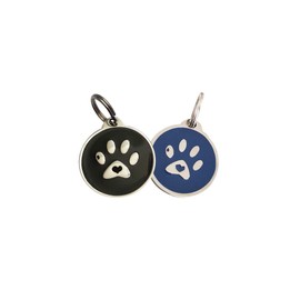 Pet Dwelling Value Pack QR Code Pet ID Tags-Online Profile-Instant Email Alert-Scan GPS Location (Black-Blue)