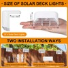Geelin 32 Pcs Solar Deck Lights Outdoor, Waterproof LED Solar