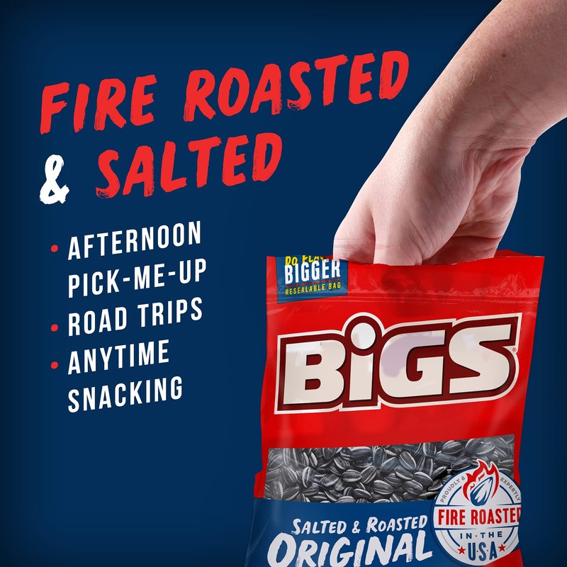 BIGS Sunflower Seeds, Salted & Roasted Original Flavor, 5.35 oz.