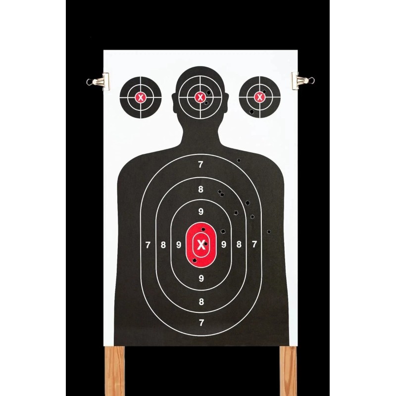 Unbranded 15 Pack Paper Shooting Target for Gun Range, Target