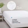 ComfyWell Single Bed Sheets - Deep Fitted Single Sheet 14