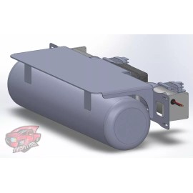 SportTruckPros.com Air Ride Under Trunk Lid Tray for 1 Tank, Accuair Manifold & Dual Viair