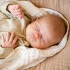 Fibre For Good Undyed Organic Cotton Muslin Wrap, Brown