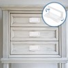 PATIKIL Recessed Pull Door Handle, 2 Pack Invisible Flush Pull