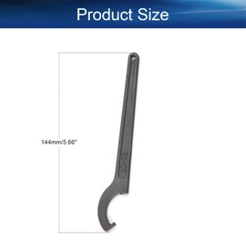 Auniwaig C Hook Wrench Metric Collet Chuck Spanner Multifunctional Hardware Household Repair Tool For 28-32mm Round Nut