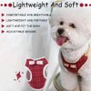 1 Pcs Anti-Zug-Leine, reflektierendes Step-In Welpengeschirr, gepolsterte Weste, weiches Mesh,