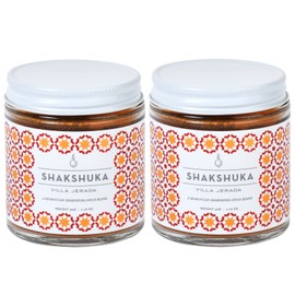 Villa Jerada, Shakshuka Spice Seasoning Mix Blend, Use on Eggs, Shakshuka, 1.76 oz (SHAKSHUKA 2 JARS)