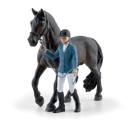 Papo - Hand-painted figurine - Penelope and Blacky - Horse World - Collectible - for Children - Boys and Girls - from 3 years