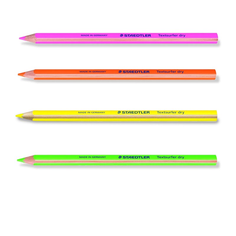 STAEDTLER Textsurfer Dry Highlighter Pencil 128 64 Drawing for Writing
