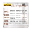 Barossa Design Small Shower Curtain Liner for Stall Size 36