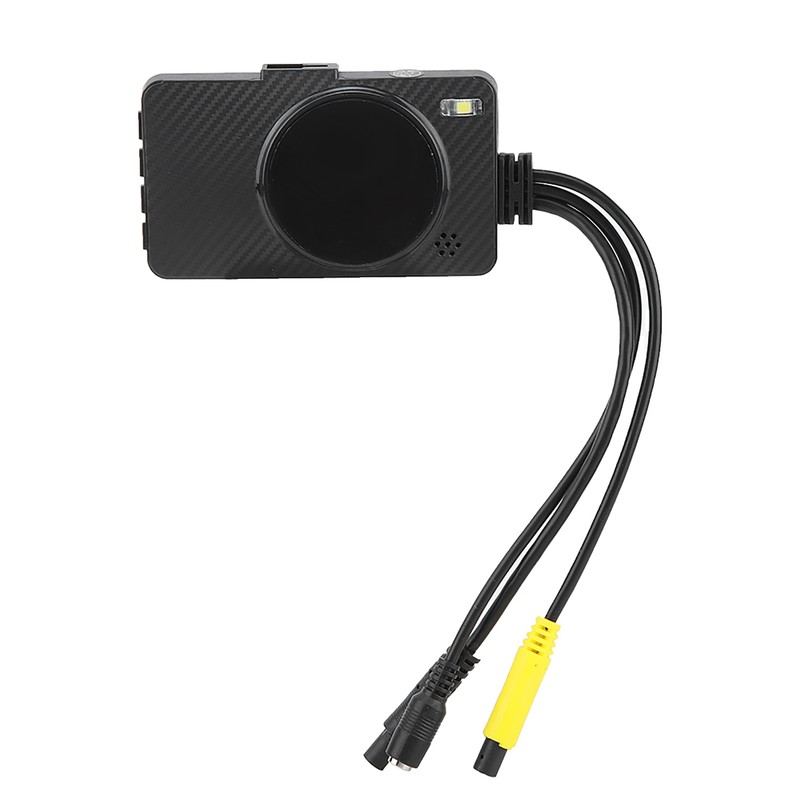 720P 3 Inch LCD Screen Dual Camera for Motorcycles Data