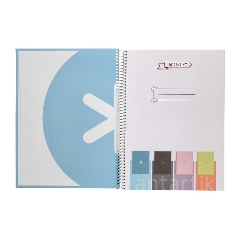 Liderpapel Spiral Notebook A4 Micro ANTARTIK Cover Lined 80H 90