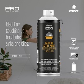Montana Colors EX014PR0015 MTN PRO Pintura Bañeras y Azulejos, 1 Unidad, 400 ML