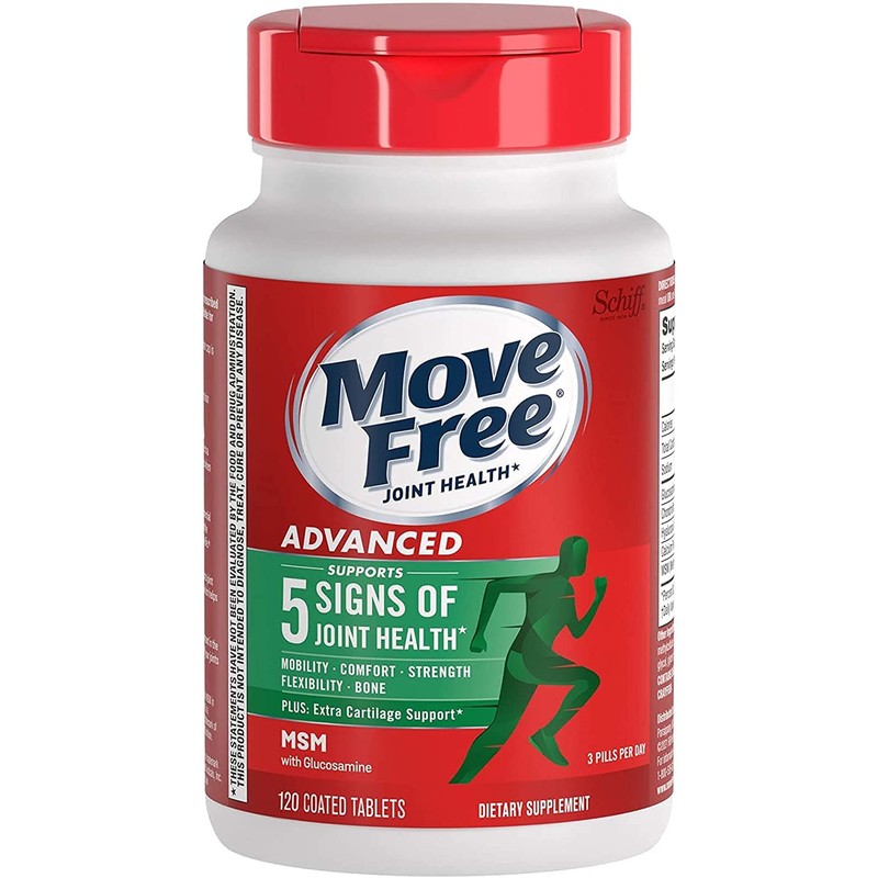 Move Free. Advanced Plus MSM Total Joint Health Tablet, 120
