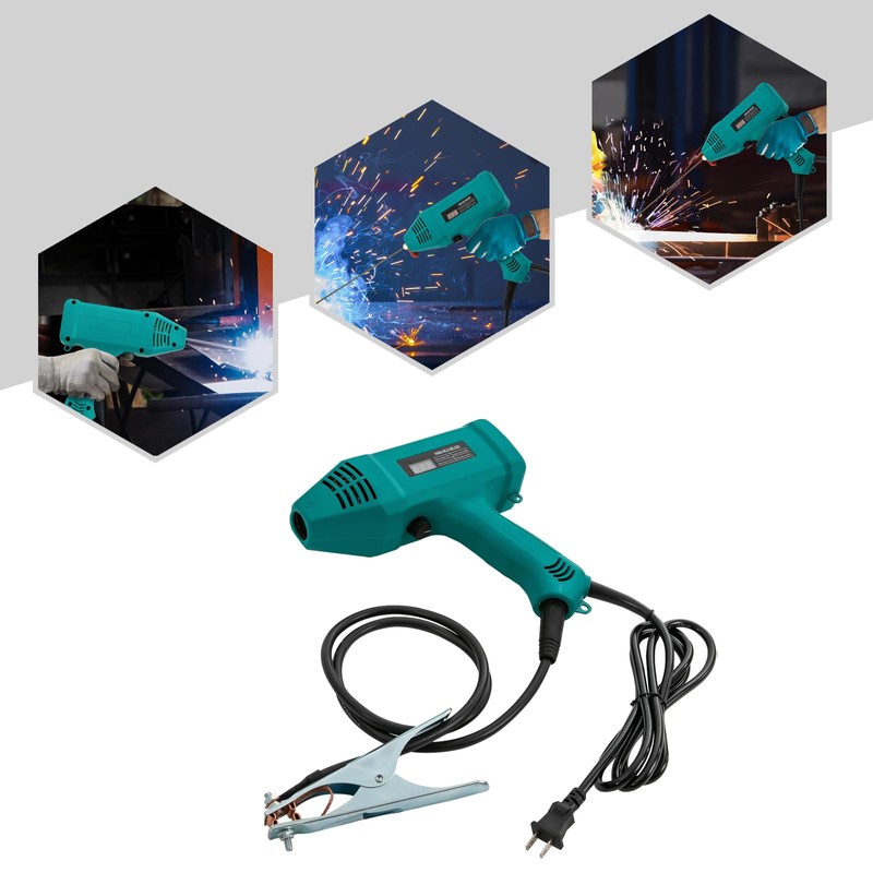 CNCEST Handheld Welder,Handheld Welding Machine,Portable Digital Welder Gun (Blue)