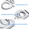 Cigar Cutter Guillotine, Stainless Steel Double Blade Cigar Clippers, 3