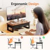 HEWORLIF Computer Monitor Stand Riser with Drawer, 2-Tier Desk Accessories