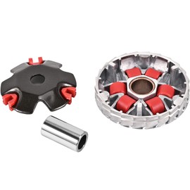 Trkimal High Performance Racing Variator Kit with 6.5 gram Copper Roller Weights for Chinese Scooter Moped ATV Go Kart Taotao GY6 50cc 80cc 1P39QMB 1P47QMD (GY6-50/80CC)