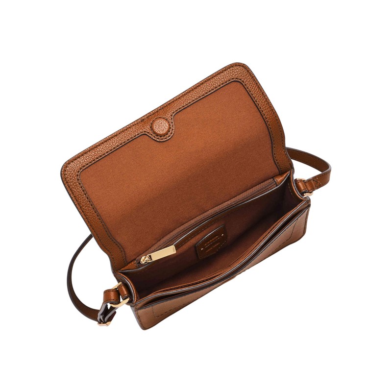 Fossil Crossbody Bag Zoey, Braun