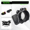 KAKABAS Plug and Play LED Headlamps Air Inserts Assembly Waterproof,