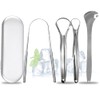 Set de 4 Limpiador de Lengua, Raspador de Lengua Reutilizable
