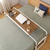 Overbed Desk Laptop Cart Laptop Desk with Wheels Over Bed