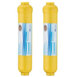 Geekpure 10 inch Inline Mineral Water Filter Upgrade for Reverse Osmosis RO System-1/4”Thread- Pack of 2
