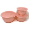 Tupperware Impressions Classic Bowl Set Spring Color NEW