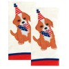 Summer Fun July 4th Kitchen Towel Set 2 Pack Patriotic
