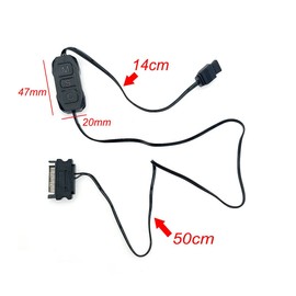 JZK 5V 3pin ARGB Controller SATA Power Supply, Built-in Light Mode, for Motherboard Without 5V ARGB or for DIY ARGB Fan, ARGB Light Strip, Lighting Board