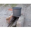 2Peices Backpacker Bushcraft Grill Grate Stainless Steel BBQ Cooking Grill