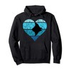 Stingray Manta Ray Retro Vintage Ocean Water Animal Heart Pullover