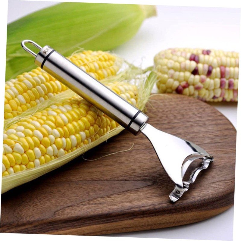 COLLBATH Corn Peeling Tool for Kitchen: Stainless Steel Ergonomic Design